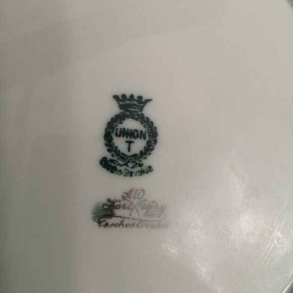 1920s Czechoslovakia decorative plate - Picture 6 of 7